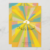 彼は復活祭の招待状を起こした 招待状 (正面/裏面)