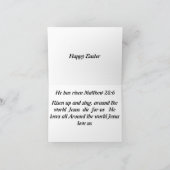 彼は復活祭を起こした カード (内部)