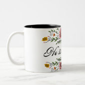 彼は復活祭を起こした ツートーンマグカップ (左)