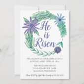 彼は復活祭エレガントのパーティーだ 招待状 (正面)
