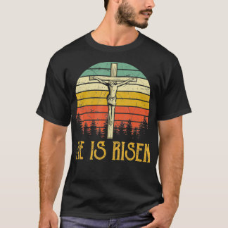 彼は復活Tシャツのイースターイエズメンズメンズウィメンズキッズd Tシャツ