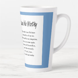 彼は感動的私を立派なものにした カフェラテマグ