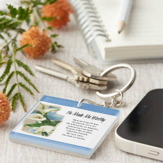 彼は感動的私を立派なものにした キーホルダー