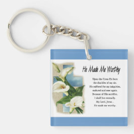 彼は感動的私を立派なものにした キーホルダー