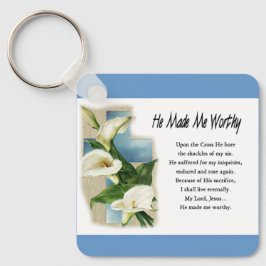 彼は感動的私を立派なものにした キーホルダー