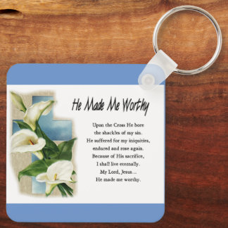 彼は感動的私を立派なものにした キーホルダー