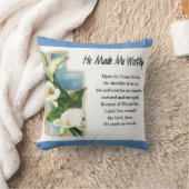 彼は感動的私を立派なものにした クッション (ブランケット)