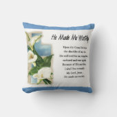 彼は感動的私を立派なものにした クッション (正面)