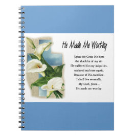 彼は感動的私を立派なものにした ノートブック