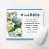 彼は感動的私を立派なものにした マウスパッド (マウス)