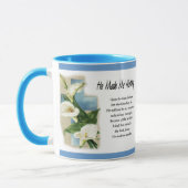 彼は感動的私を立派なものにした マグカップ (左)