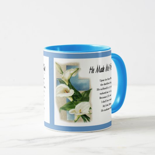 彼は感動的私を立派なものにした マグカップ (正面右)