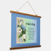 彼は感動的私を立派な額飾りにした 吊り下げ型タペストリー (傾斜あり)