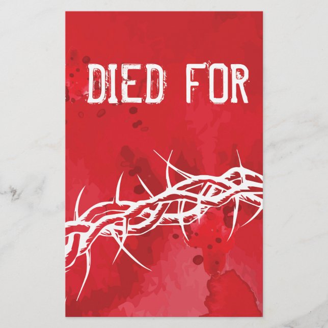 彼は我々のために死んだ (正面)