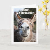 彼は我らの祝誕生日を待ち受けぬ カード (黄色い花)