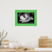 彼は手得引用文のポスターで世界全体 ポスター (キッチン)