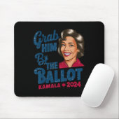 彼は投票Kamala 2024 Harris Electioによっておもしろい彼 マウスパッド (マウス)