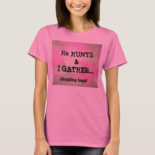 彼は捜します及び私は集まります… 、買い物袋! Tシャツ (正面)