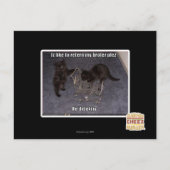 彼は排便する ポストカード (正面)