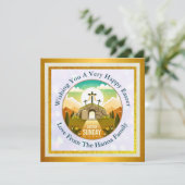 彼は日曜日に復活と復活のお祝いを迎えた セーブザデート (スタンド正面)