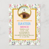 彼は日曜日に復活と復活のお祝いを迎えた ポストカード (正面)