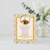 彼は日曜日に復活と復活のお祝いを迎えた ポストカード (スタンド正面)