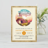 彼は日曜日に復活と復活のお祝いを迎えた 招待状 (スタンド正面)