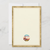 彼は日曜日に復活と復活のお祝いを迎えた 招待状 (裏面)