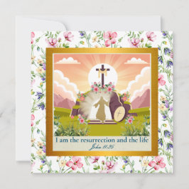 彼は日曜日に復活と復活のお祝いを迎えた 招待状