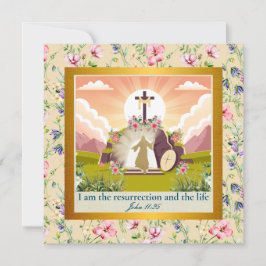 彼は日曜日に復活と復活のお祝いを迎えた 招待状