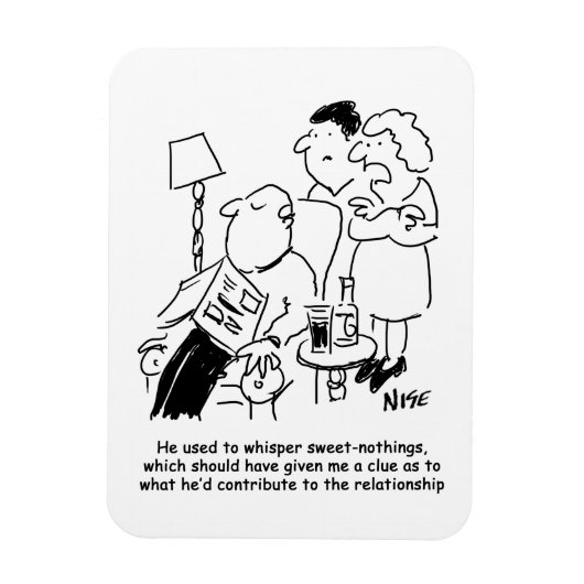 彼は昔は「甘い物」をささやいた マグネット (縦)