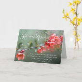 彼は春の花聖復活祭を起こした カード (黄色い花)