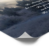 彼は時代と季節を変える、ダニエル2:21聖書 ポスター (角)