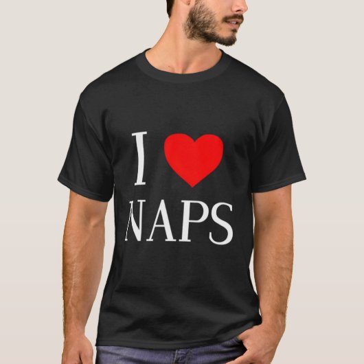 彼は有名な昼寝を愛す Tシャツ (正面)