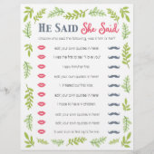 彼は木の葉のゲームを図解入りの、写真付きの言った (正面)