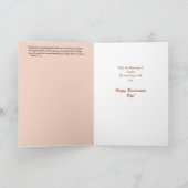 彼は木製のフローラクロス復活祭カードを復活させた ノートカード (内部)