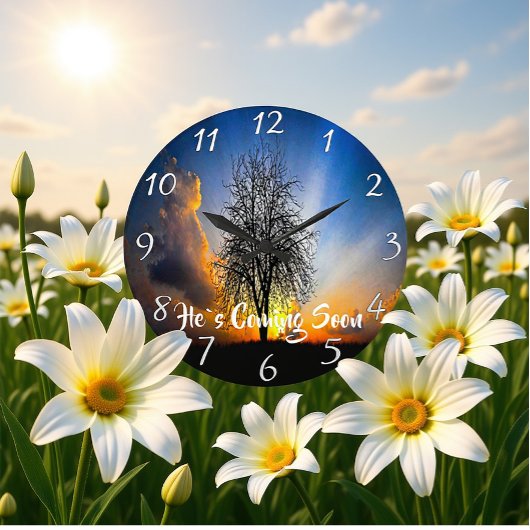 彼は来すぐに老けた ラージ壁時計