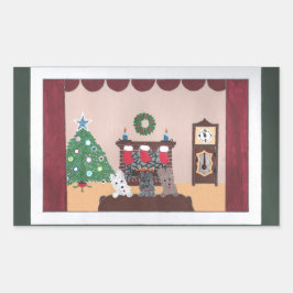 彼は来たか？ステッカー2015カードコンテスト 長方形シール