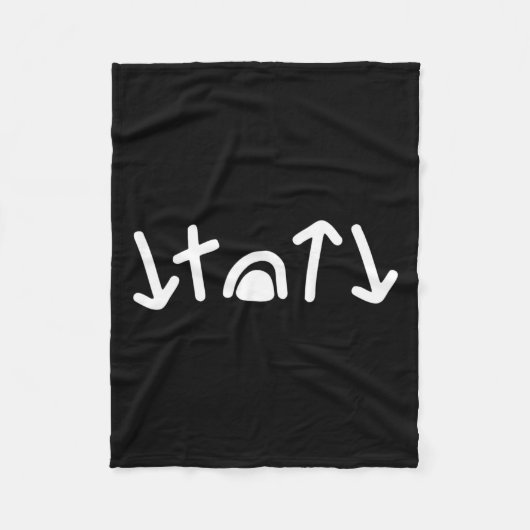 彼は来彼のBに登ったバラで死来んだ フリースブランケット (正面)