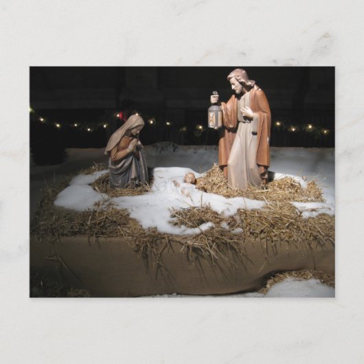 彼は来真夜中澄んに帰る ポストカード (正面)