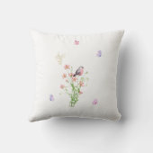 彼は枕を上げてイースターの贈り物をする クッション (裏面)