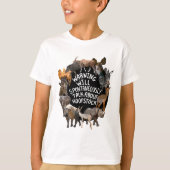 彼は株を取る Tシャツ (正面)