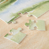 彼は毎朝新しい風景パズルだ ジグソーパズル (側面)