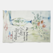 彼は毎朝目新しい人だ キッチンタオル (横)