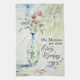 彼は毎朝目新しい人だ キッチンタオル