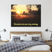 彼は毎朝目新しい人だ キャンバスプリント (インサイチュ (寝室))