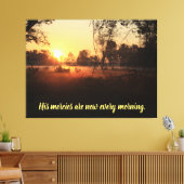 彼は毎朝目新しい人だ キャンバスプリント (インサイチュ (リビング))