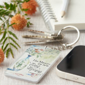 彼は毎朝目新しい人だ キーホルダー (正面右)