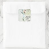 彼は毎朝目新しい人だ スクエアシール (バッグ)