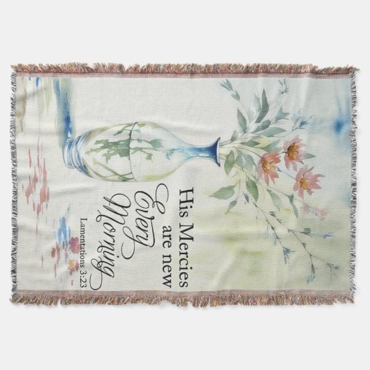 彼は毎朝目新しい人だ スローブランケット (正面)